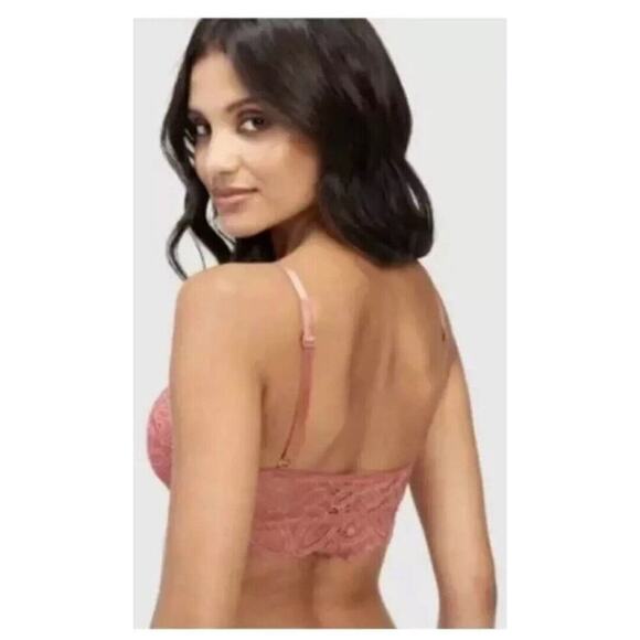 Frederick's of Hollywood Finley Lace Padded Bralette Lace Scalloped Trim Duce M - Picture 4 of 6